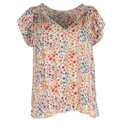 Ba&sh Ba & Sh Ruby Sheer Top In Multicolor Polyester