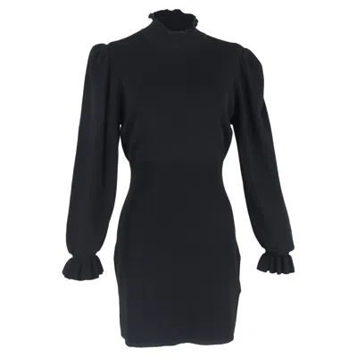 Ba&sh Ba & Sh Sancie Mini Dress In Black Lyocell In Burgundy