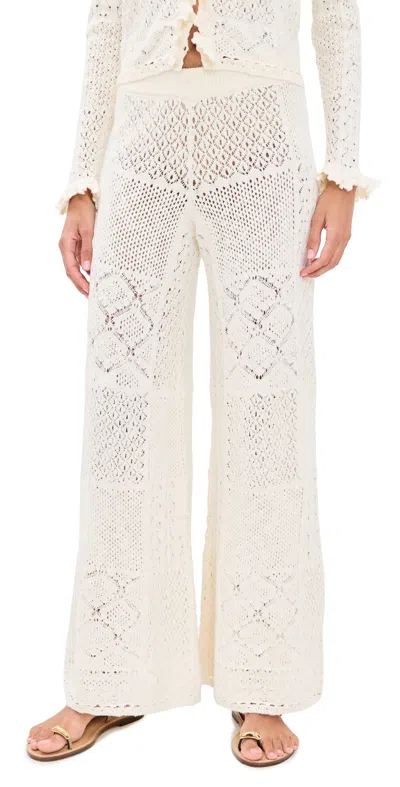 Ba&sh Santy Pants Ecru In Neutral