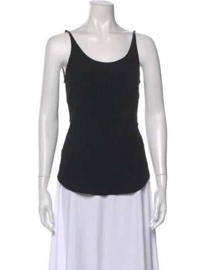 Pre-owned Ba&sh Scoop Neck Sleeveless Top In Black