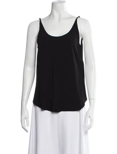 Pre-owned Ba&sh Scoop Neck Sleeveless Top In Black