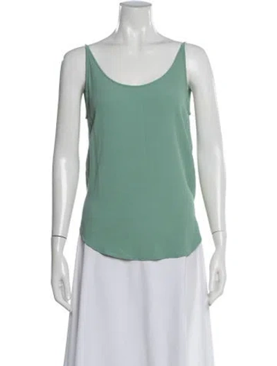 Pre-owned Ba&sh Scoop Neck Sleeveless Top In Green