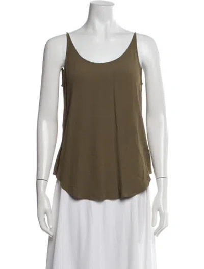 Pre-owned Ba&sh Scoop Neck Sleeveless Top In Green