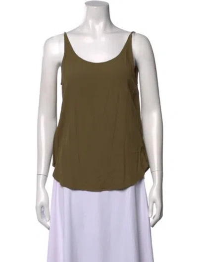 Pre-owned Ba&sh Scoop Neck Sleeveless Top In Green
