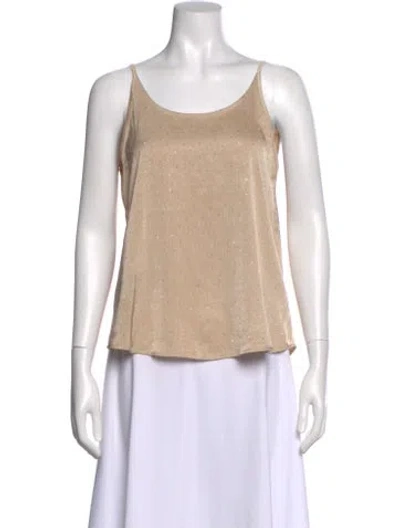 Pre-owned Ba&sh Scoop Neck Sleeveless Top In Neutral