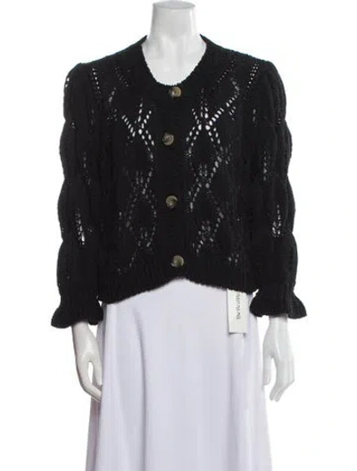 Pre-owned Ba&sh Scoop Neck Sweater In Black