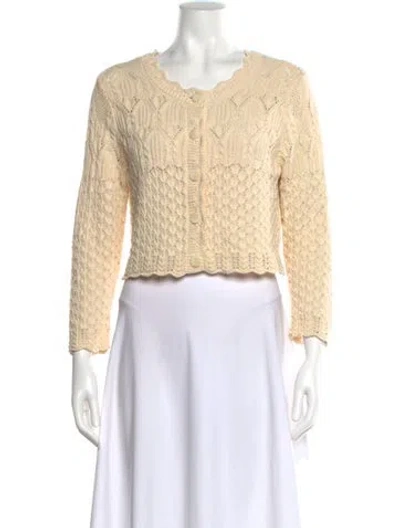 Pre-owned Ba&sh Scoop Neck Sweater In Neutral
