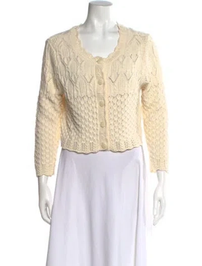 Pre-owned Ba&sh Scoop Neck Sweater In Neutral