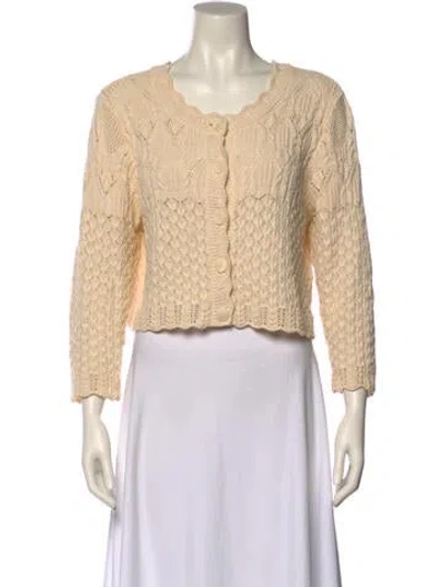 Pre-owned Ba&sh Scoop Neck Sweater In Neutral