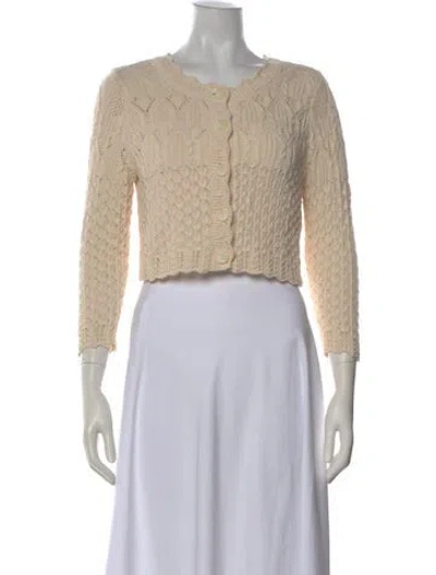 Pre-owned Ba&sh Scoop Neck Sweater In Neutral
