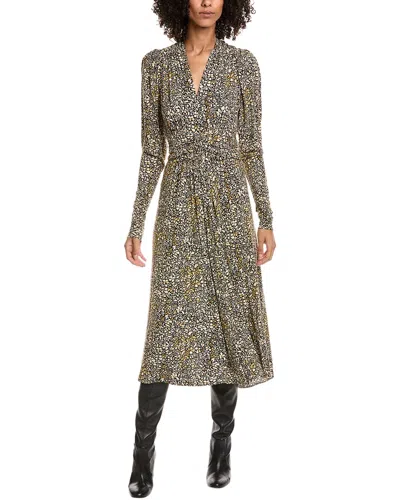 Ba&sh Seven Midi Dress In Black