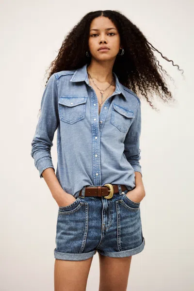 Ba&sh Shirt Icare For Woman In Blue