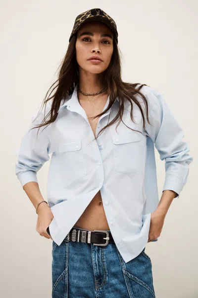 Ba&sh Shirt Porzia For Woman In Blue
