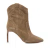 Ba&sh 85mm Pointed Ankle Boots In Brown