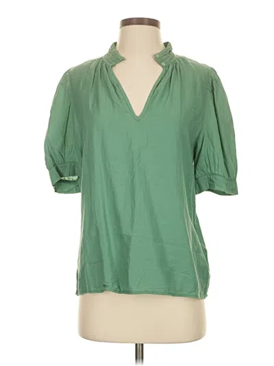 Pre-owned Ba&sh Short Sleeve Blouse In Green