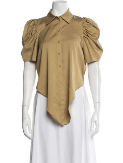 Pre-owned Ba&sh Short Sleeve Blouse In Multi