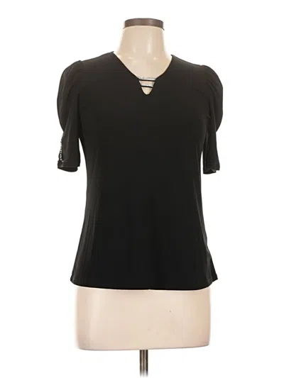 Pre-owned Ba&sh Short Sleeve T-shirt In Black