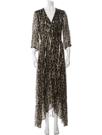 Pre-owned Ba&sh Silk Long Dress