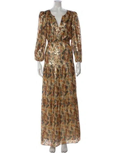 Pre-owned Ba&sh Silk Long Dress