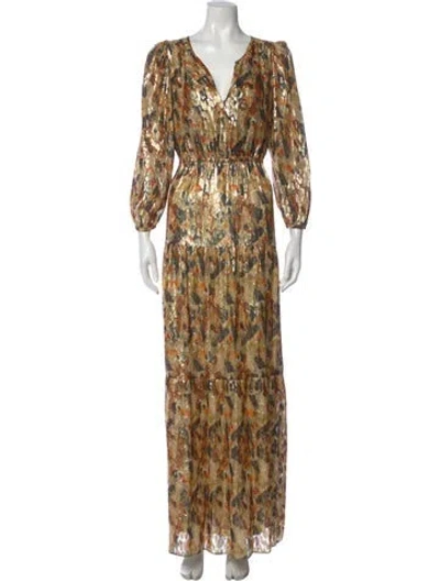 Pre-owned Ba&sh Silk Long Dress