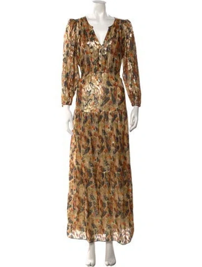 Pre-owned Ba&sh Silk Long Dress