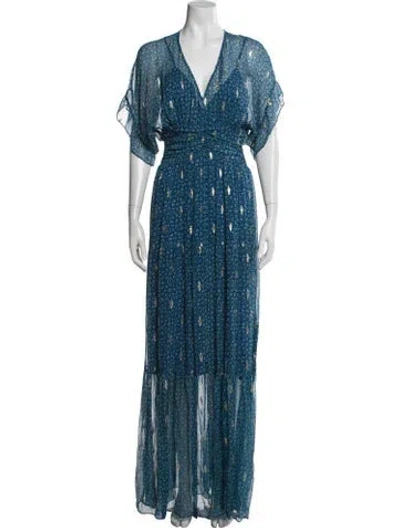 Pre-owned Ba&sh Silk Long Dress