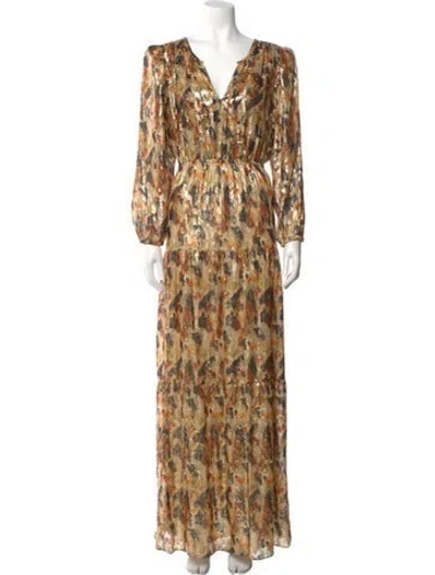 Pre-owned Ba&sh Silk Long Dress