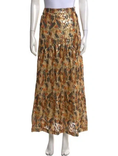 Pre-owned Ba&sh Silk Long Skirt