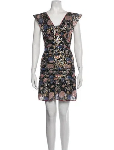 Pre-owned Ba&sh Silk Mini Dress In White