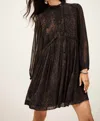 Ba&sh Short Dress With Python Print In Brown