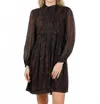 Ba&sh Short Dress With Python Print In Black
