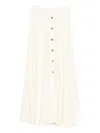 Ba&sh Sindy Button-front Maxi Skirt In White