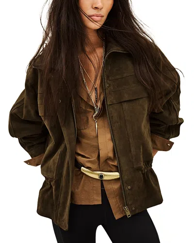 Ba&sh Ba & Sh Skassia Leather Jacket In Brown