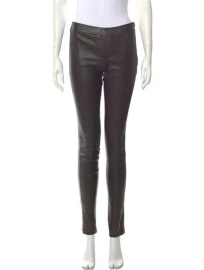 Pre-owned Ba&sh Skinny Leg Pants In Gray