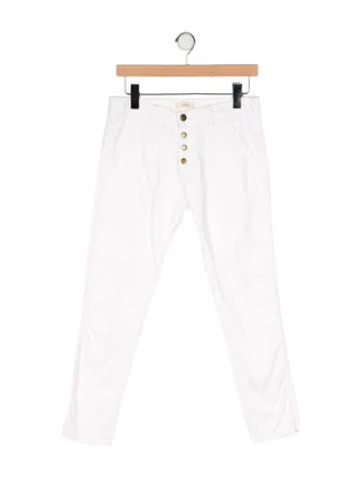 Pre-owned Ba&sh Skinny Leg Pants In White