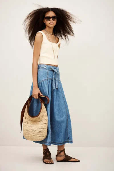 Ba&sh Skirt Lonia For Woman In Blue