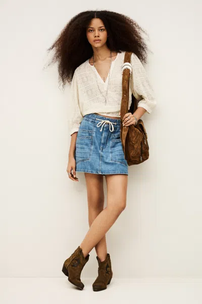 Ba&sh Skirt Martina For Woman In Blue