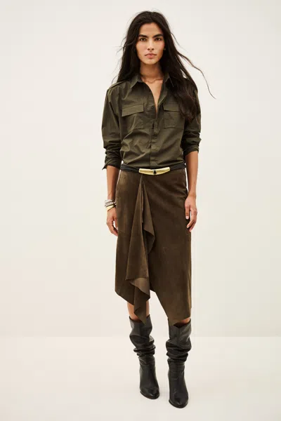 Ba&sh Skirt Naya For Women In Brown