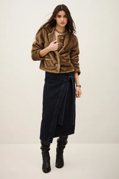Ba&sh Skirt Timy For Woman In Blue