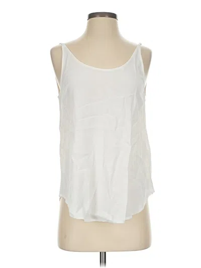 Pre-owned Ba&sh Sleeveless Blouse In White