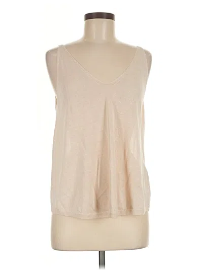 Pre-owned Ba&sh Sleeveless T-shirt In Ivory