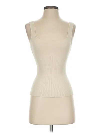 Pre-owned Ba&sh Sleeveless T-shirt In Ivory