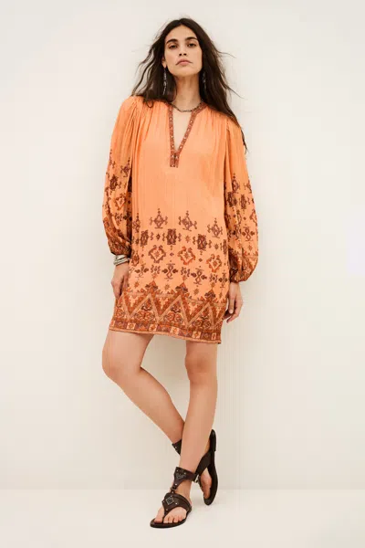 Ba&sh Sleeves Dress Zola For Women In Orange