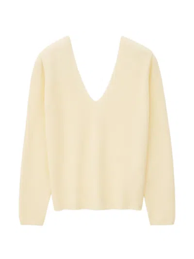 Ba&sh Sollene V-neck Knitted Top In Pink