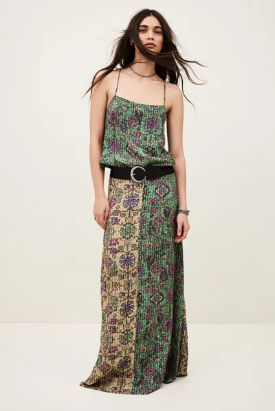 Ba&sh Square Collar Top Pamela For Women In Green