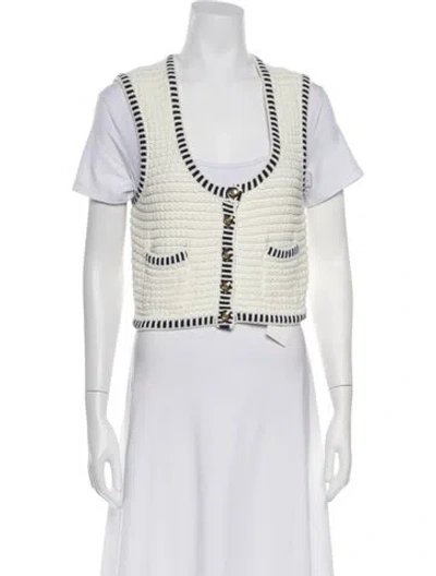 Pre-owned Ba&sh Square Neckline Sweater In Neutrals