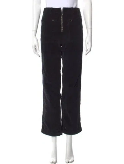 Pre-owned Ba&sh Straight Leg Pants In Black