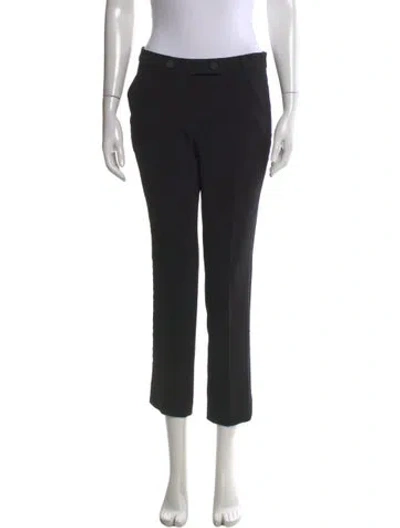 Pre-owned Ba&sh Straight Leg Pants In Black