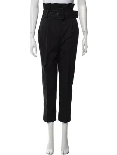 Pre-owned Ba&sh Straight Leg Pants In Black