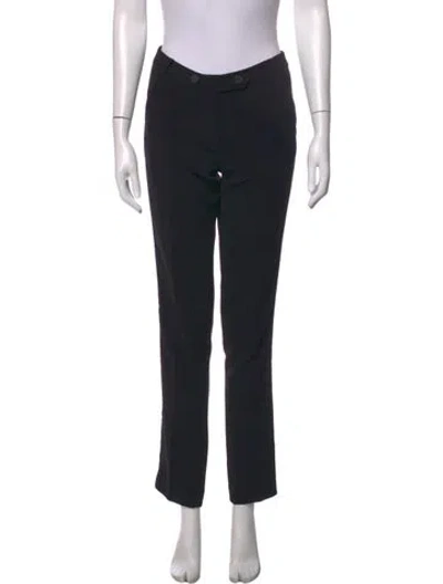 Pre-owned Ba&sh Straight Leg Pants In Black